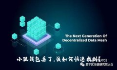 小狐钱包丢了，该如何快